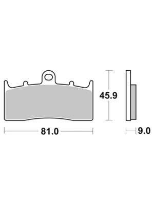 Plaquettes De Frein Metal Fritté