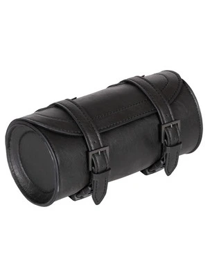 borsa porta attrezzi in similpelle nera