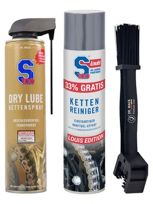 Set: Chain cleaner 400 ml, Dry Lube