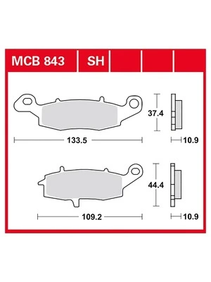 Organiczne Klocki Hamulcowe