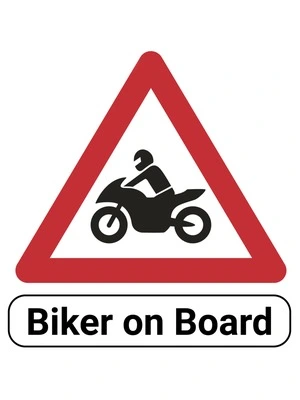 Adesivo "Biker on board"