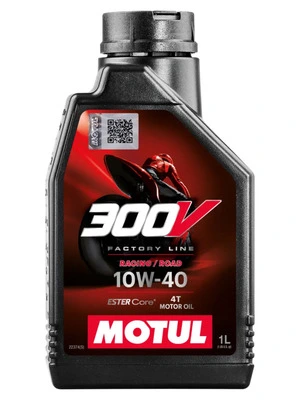 Motorolja 300V 4T 10W-40, 1 liter