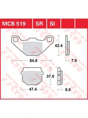 Pastiglie Freno Scooter E Fuoristr.