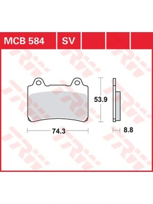 Sintermetall-Bromsbelägg