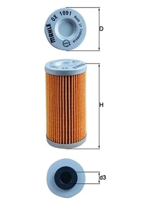 Filtre à Huile OX 1091