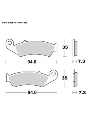 Organiczne klocki hamulcowe z ABE