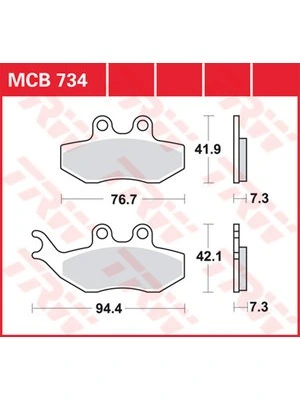 Plaquettes De Frein Organiques