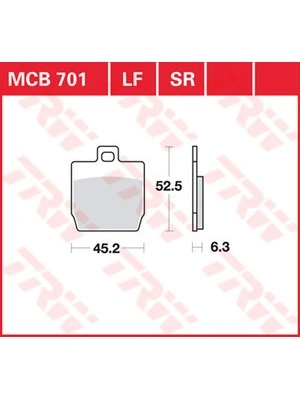 Pastillas de freno TRW escúter y Offroad