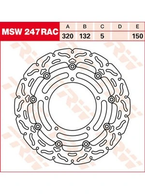 Bremsscheiben Racing, Vorne, mit ABE