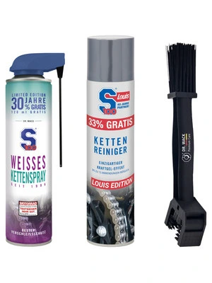 Spray chaîne blanc, nettoyant chaîne