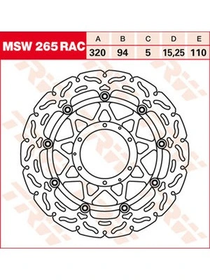 Disques de frein Racing avant