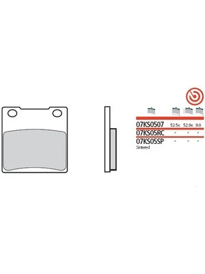 Bromsbelägg organisk kolfiberkeramik