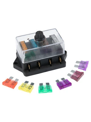 Boîte à fusibles pour jusqu'à 4 fusibles