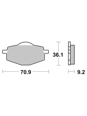 Organic carbon ceramic brake pads