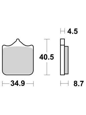 Bremsbelag High Performance SR