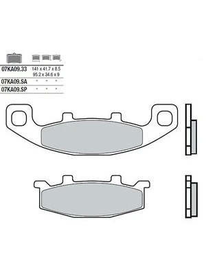 Remblokken Organisch Carbon Keramisch