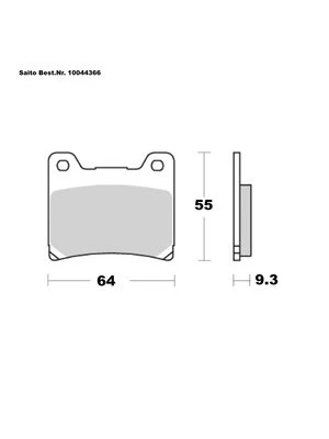 Pastiglie Freno Sinter. Con Abe