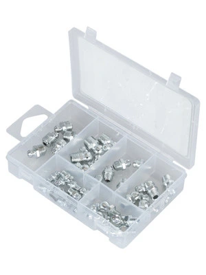 Assortment box with grease nipples