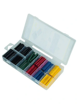 assortment box with heat-shrink tubes