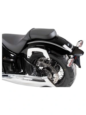 C-Bow Saddlebag Holder silver