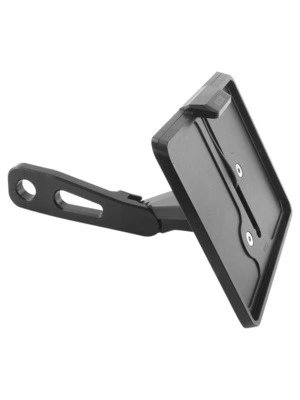 Side number plate holder with ABE