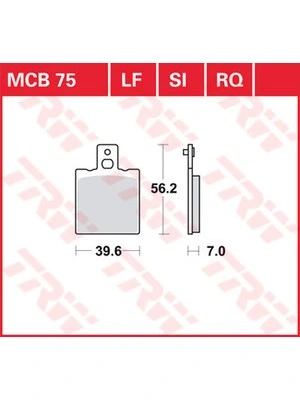 Bremsbeläge Organisch