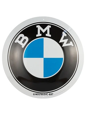 Tin Sign, Round, 3D Embossed