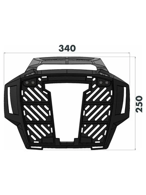 Hepco+Becker portapacchi GP Alu Rack