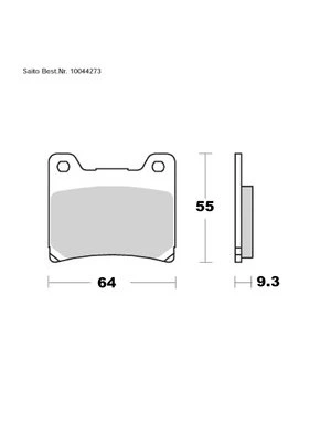 Pastiglie freno organiche con ABE
