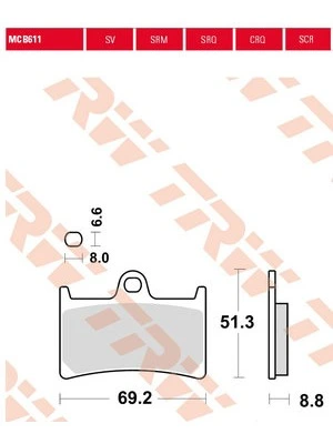 Pastiglie Freno Organiche