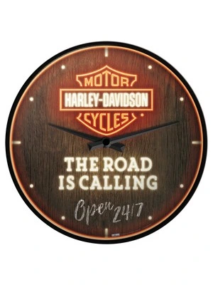 "Road Is Calling" Clock