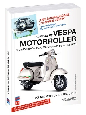 Classici Vespa scooter dal 1970