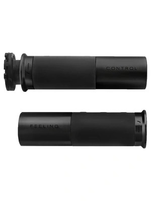 Manopole manubrio Icon Ø22mm coppia nero