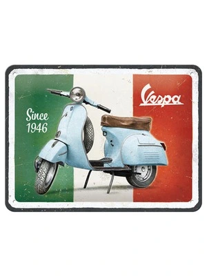 Mini-Nostalgie Blechschild VESPA