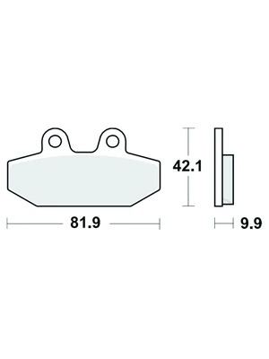 Sintermetall-Bromsbelägg