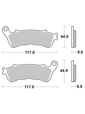 Pastillas de freno Brembo sinterizadas