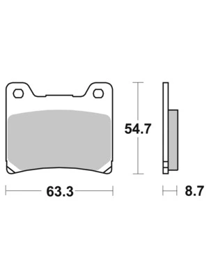 Pastillas de freno carb. org. cerám.