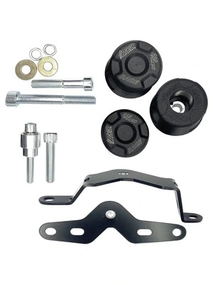 GSG CRASH PAD SET DUO, KIT BLACK