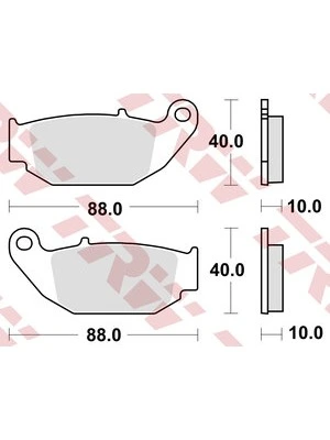 Bremsbeläge Organisch