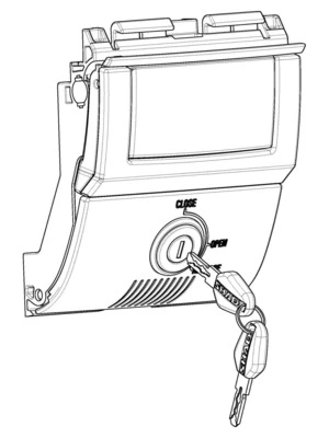 Replacement Lid Lock Incl. Cylinder