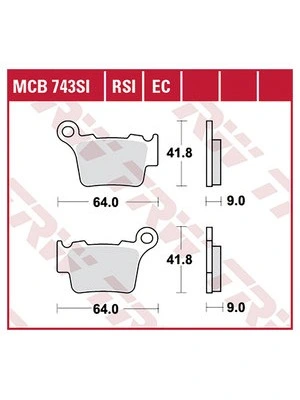 Pastiglie Freno Scooter E Fuoristr.
