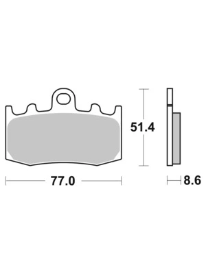 Organic carbon ceramic brake pads