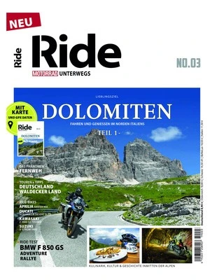 RIDE Moto su strada - Dolomiti
