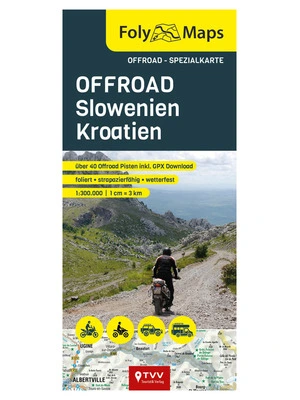 Mappe fuoristrada Slovenia, Croazia