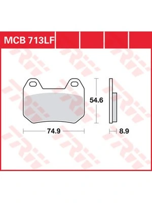 Bremsbeläge Organisch