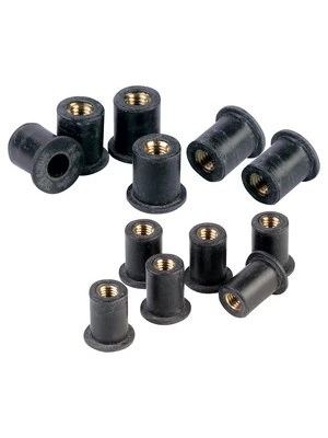 Rubber nut set