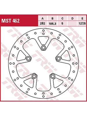 Racing brake discs, rear, with ABE