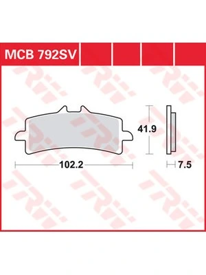 Bremsebelægninger Sinter Med Tgk