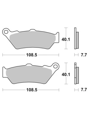 Plaquettes De Frein Metal Fritté