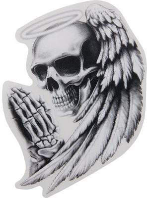 Adesivo mini Teschio angelo